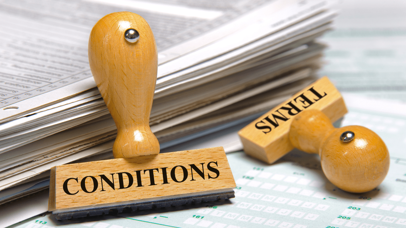 terms and conditions