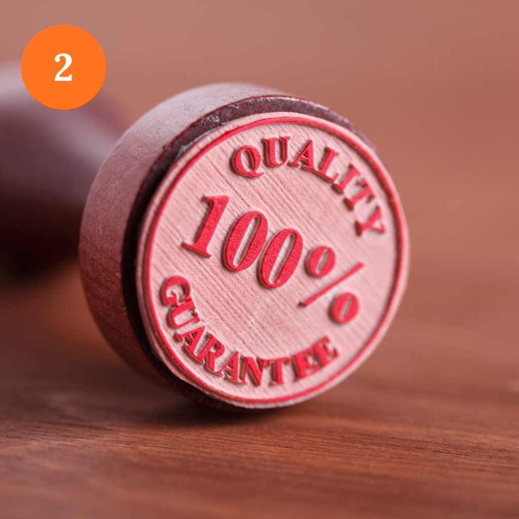 cleaning & quality check