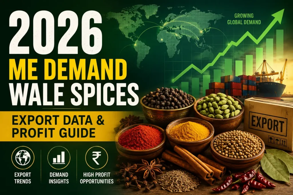 2026 Me Demand Wale Spices – Export Data & Profit Guide