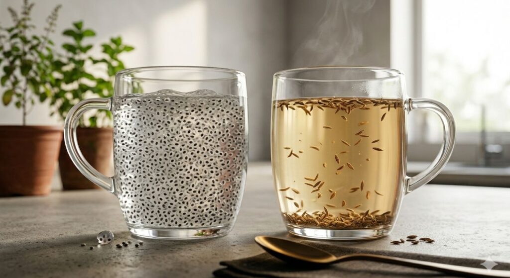 Chia vs Jeera Water – Kaun Better Hai Weight Loss Ke Liye?