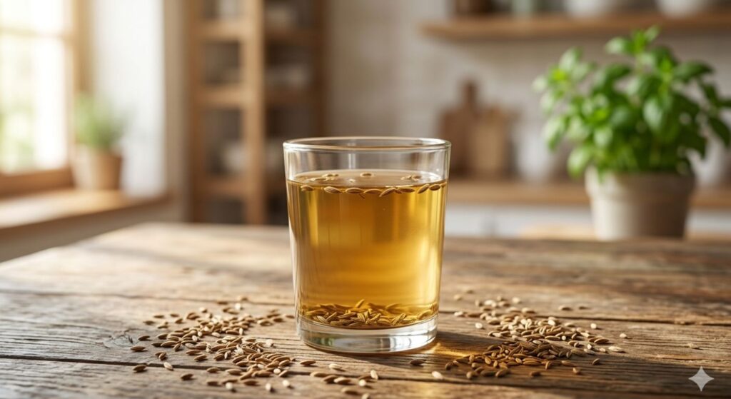 Jeera water benefits drink with cumin seeds