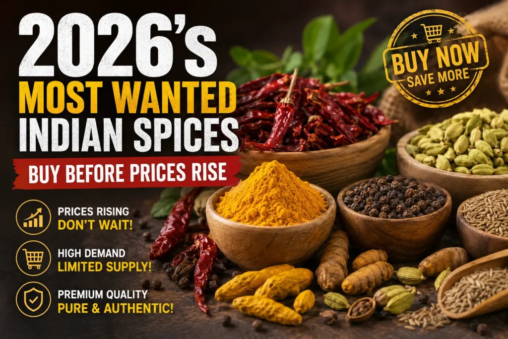 Buy Indian Spices Before Prices Rise 2026 – Most Wanted Indian Spices