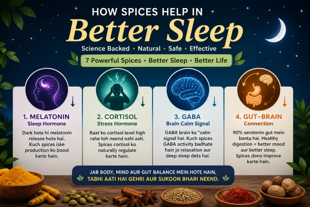 How Spices Help in Better Sleep