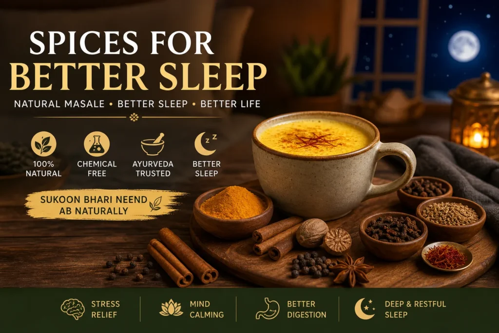 spices for better sleep natural Indian masale